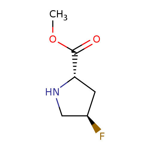 L-Proline, 4-fluoro-, methyl ester, (4R)-