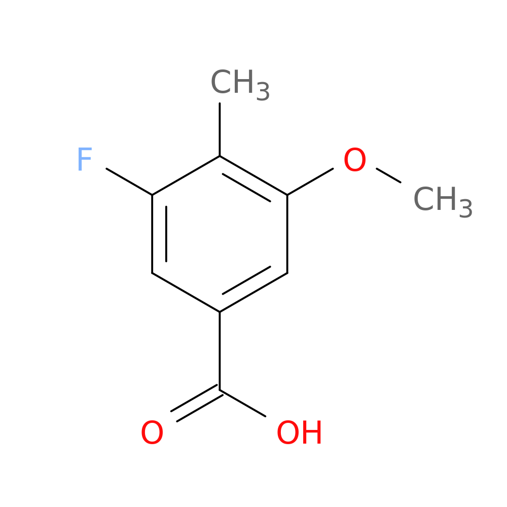 3-Fluoro-5-methoxy-4-methylbenzoic acid
