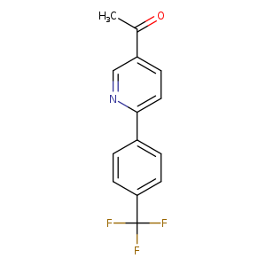 1-(6-(4-(Trifluoromethyl)phenyl)pyridin-3-yl)ethanone