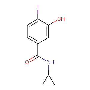 N-Cyclopropyl-3-hydroxy-4-iodobenzamide