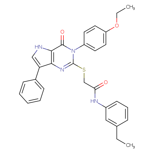 2-{[3-(4-ethoxyphenyl)-4-oxo-7-phenyl-3H,4H,5H-pyrrolo[3,2-d]pyrimidin-2-yl]sulfanyl}-N-(3-ethylphenyl)acetamide