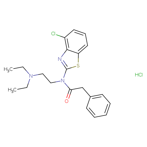 N-(4-chloro-1,3-benzothiazol-2-yl)-N-[2-(diethylamino)ethyl]-2-phenylacetamide hydrochloride
