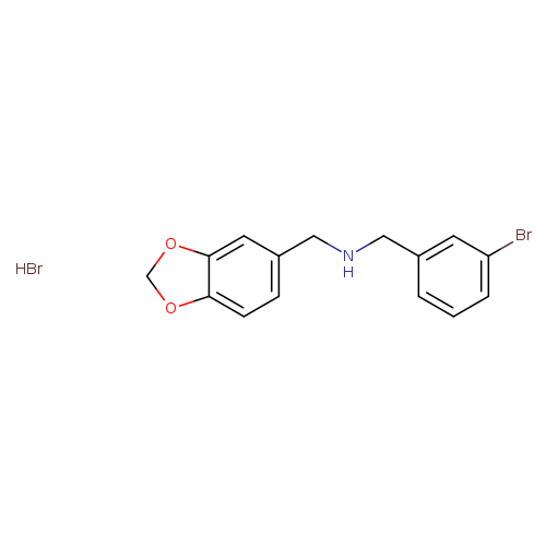 (1,3-Benzodioxol-5-ylmethyl)(3-bromobenzyl)amine hydrobromide