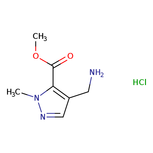 methyl 4-(aminomethyl)-1-methyl-1H-pyrazole-5-carboxylate hydrochloride
