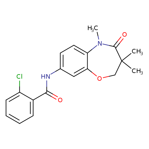 2-chloro-N-(3,3,5-trimethyl-4-oxo-2,3,4,5-tetrahydro-1,5-benzoxazepin-8-yl)benzamide
