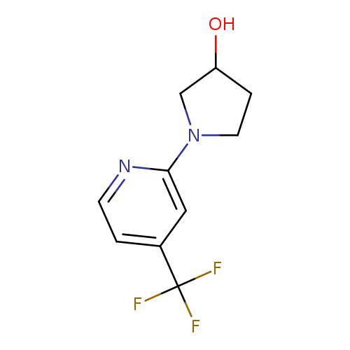 1-[4-(trifluoromethyl)pyridin-2-yl]pyrrolidin-3-ol