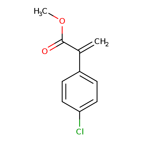 Benzeneacetic acid, 4-chloro-a-methylene-, methyl ester