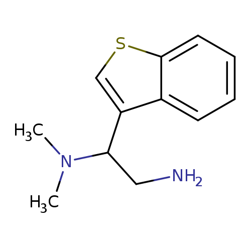 [2-amino-1-(1-benzothiophen-3-yl)ethyl]dimethylamine