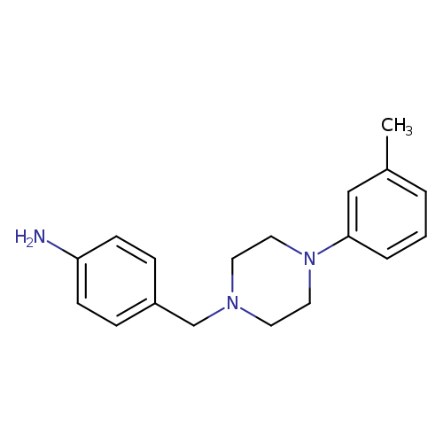 4-{[4-(3-methylphenyl)piperazin-1-yl]methyl}aniline