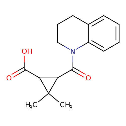 3-(3,4-Dihydroquinolin-1(2h)-ylcarbonyl)-2,2-dimethylcyclopropanecarboxylic acid
