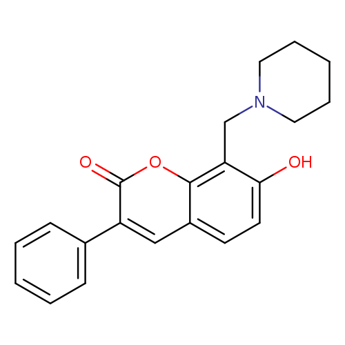 7-hydroxy-3-phenyl-8-[(piperidin-1-yl)methyl]-2H-chromen-2-one