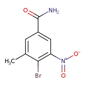 4-Bromo-3-methyl-5-nitrobenzamide