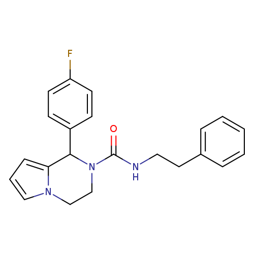 1-(4-fluorophenyl)-N-(2-phenylethyl)-1H,2H,3H,4H-pyrrolo[1,2-a]pyrazine-2-carboxamide
