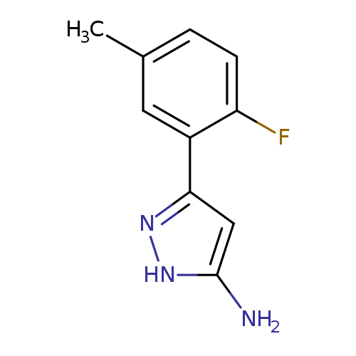 3-(2-fluoro-5-methylphenyl)-1H-pyrazol-5-amine