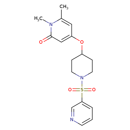 1,6-dimethyl-4-{[1-(pyridine-3-sulfonyl)piperidin-4-yl]oxy}-1,2-dihydropyridin-2-one