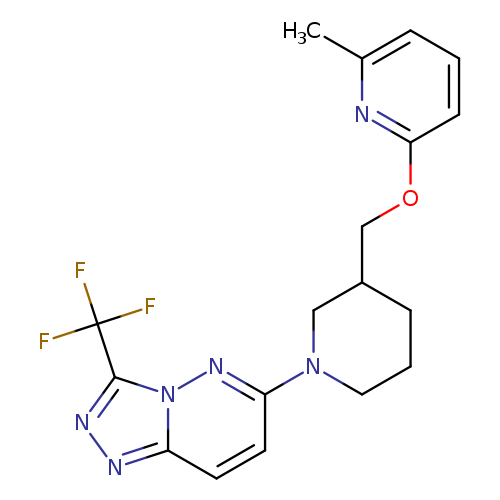 2-methyl-6-({1-[3-(trifluoromethyl)-[1,2,4]triazolo[4,3-b]pyridazin-6-yl]piperidin-3-yl}methoxy)pyridine