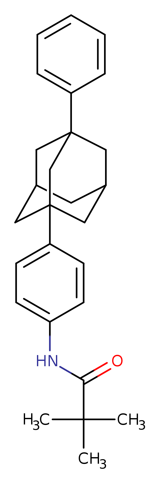 2,2-dimethyl-N-[4-(3-phenyladamantan-1-yl)phenyl]propanamide