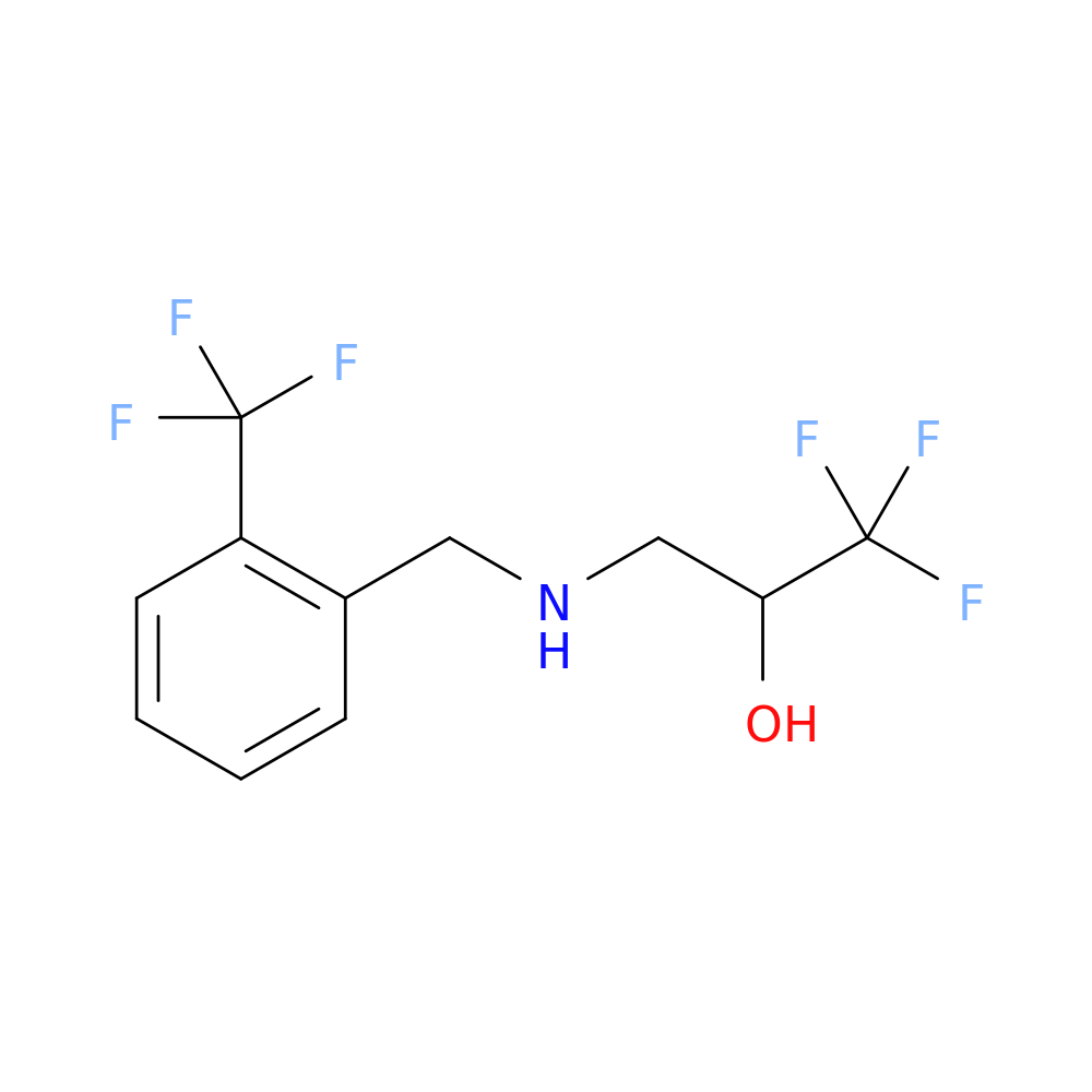 1,1,1-Trifluoro-3-([2-(trifluoromethyl)benzyl]amino)-2-propanol