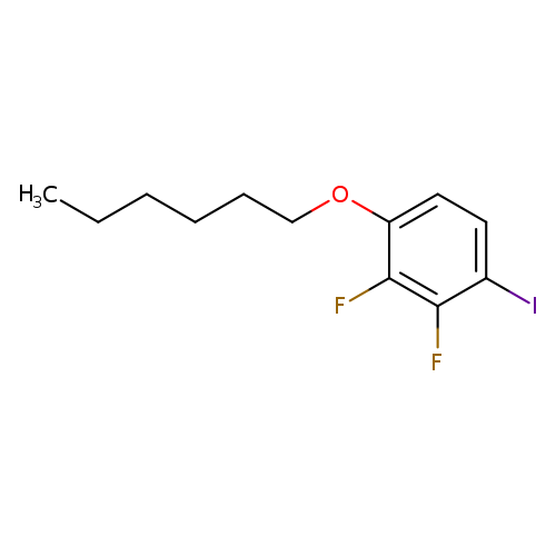 Benzene, 2,3-difluoro-1-(hexyloxy)-4-iodo-