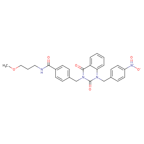 N-(3-methoxypropyl)-4-({1-[(4-nitrophenyl)methyl]-2,4-dioxo-1,2,3,4-tetrahydroquinazolin-3-yl}methyl)benzamide