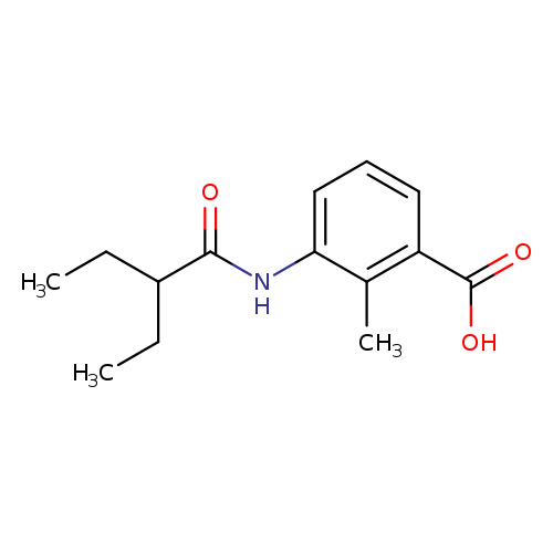 3-[(2-ETHYLBUTANOYL)AMINO]-2-METHYLBENZOIC ACID