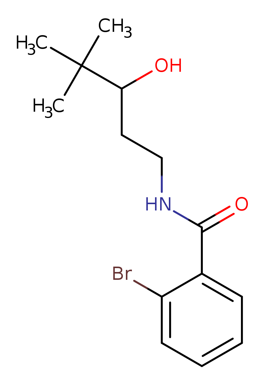 2-bromo-N-(3-hydroxy-4,4-dimethylpentyl)benzamide