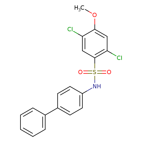 N-{[1,1'-biphenyl]-4-yl}-2,5-dichloro-4-methoxybenzene-1-sulfonamide