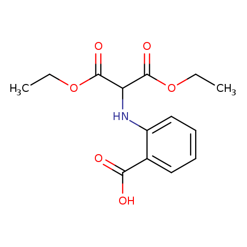 2-[(1,3-diethoxy-1,3-dioxopropan-2-yl)amino]benzoic acid