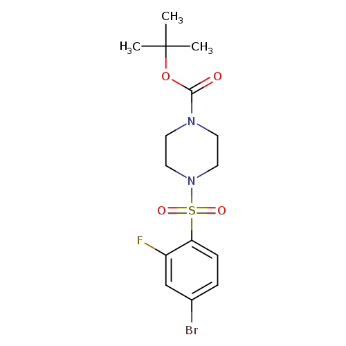 tert-butyl 4-(4-bromo-2-fluorobenzenesulfonyl)piperazine-1-carboxylate