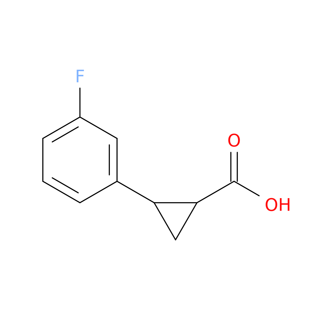 2-(3-Fluorophenyl)cyclopropanecarboxylic Acid