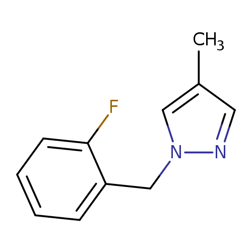 1-[(2-fluorophenyl)methyl]-4-methyl-1H-pyrazole