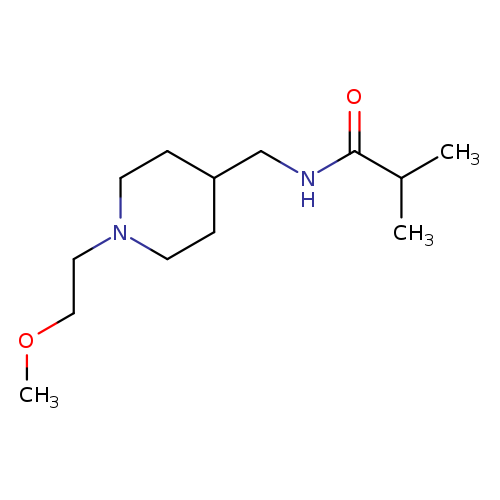 N-{[1-(2-methoxyethyl)piperidin-4-yl]methyl}-2-methylpropanamide