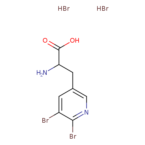 2-amino-3-(5,6-dibromopyridin-3-yl)propanoicaciddihydrobromide