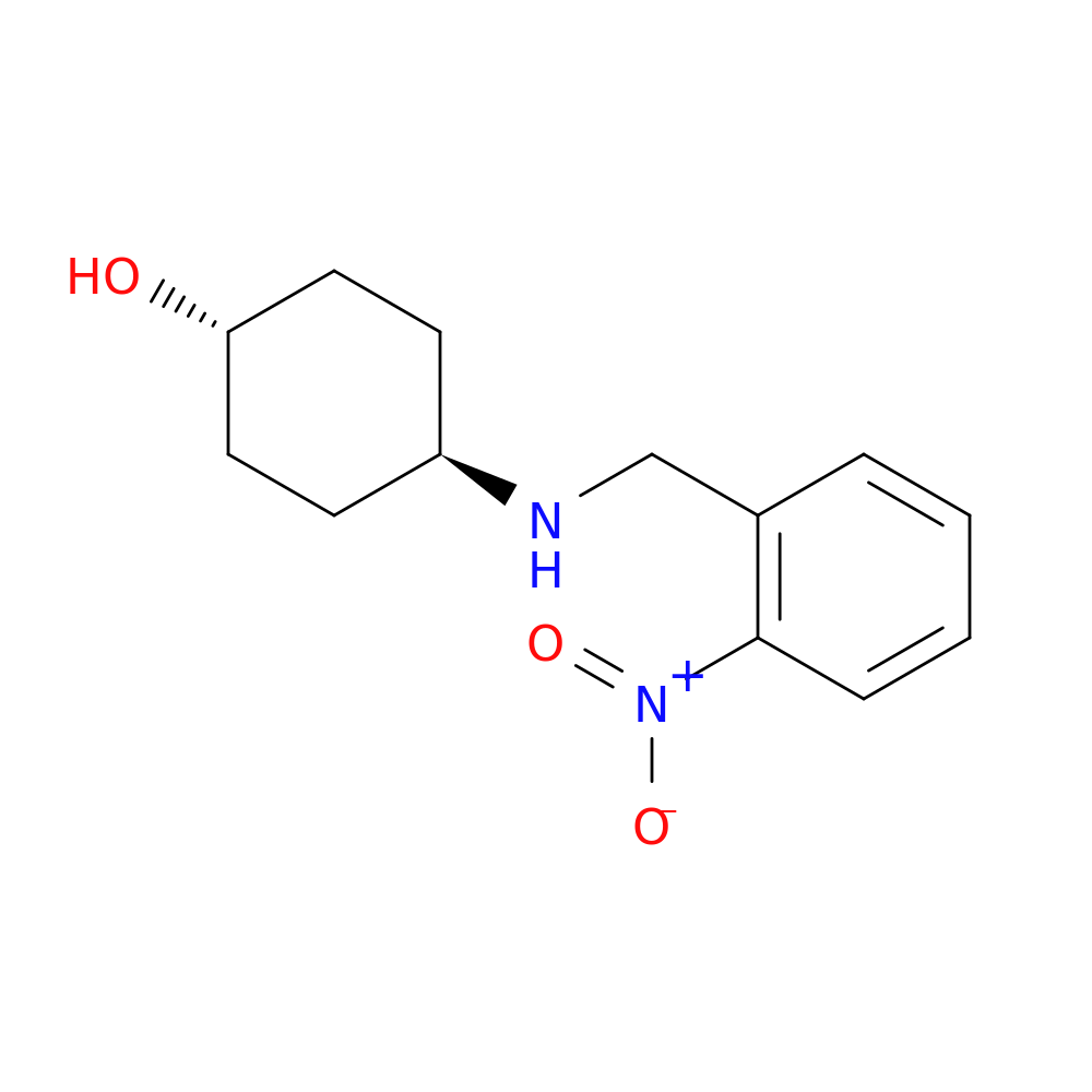 (1R,4r)-4-{[(2-nitrophenyl)methyl]amino}cyclohexan-1-ol