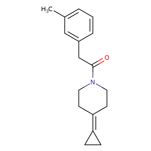 1-(4-cyclopropylidenepiperidin-1-yl)-2-(3-methylphenyl)ethan-1-one