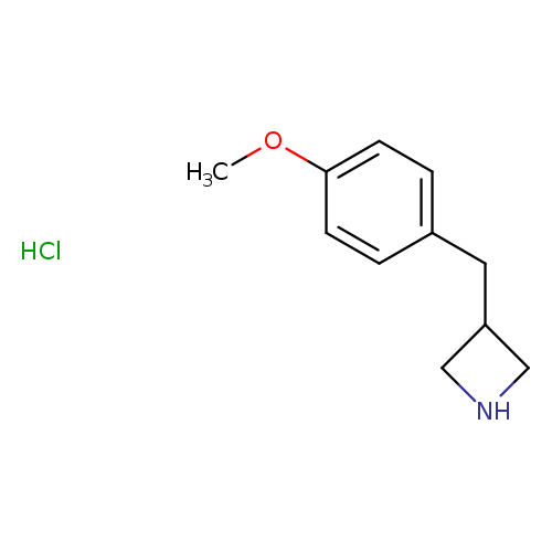 3-[(4-methoxyphenyl)methyl]azetidine hydrochloride