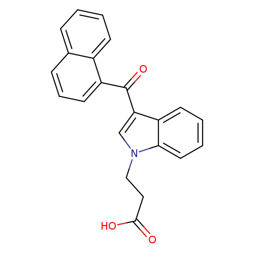 3-(1-naphthalenylcarbonyl)-1H-indole-1-propanoicacid