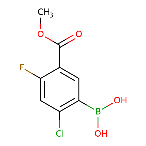 2-Chloro-4-fluoro-5-(methoxycarbonyl)phenylboronic acid