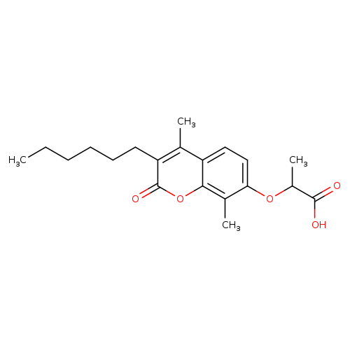 2-[(3-Hexyl-4,8-dimethyl-2-oxo-2h-chromen-7-yl)oxy]propanoic acid