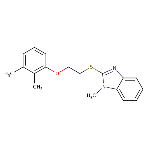 2-{[2-(2,3-dimethylphenoxy)ethyl]sulfanyl}-1-methyl-1H-1,3-benzodiazole