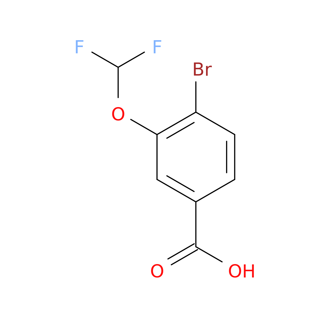 4-bromo-3-(difluoromethoxy)benzoic acid
