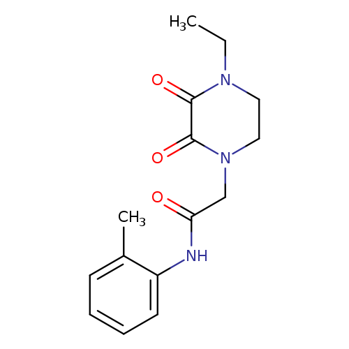 2-(4-ethyl-2,3-dioxopiperazin-1-yl)-N-(2-methylphenyl)acetamide