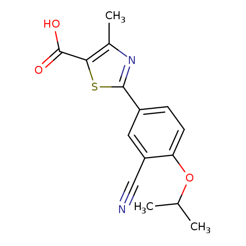 2-(3-cyano-4-isopropoxyphenyl)-4-methylthiazole-5-carboxylic acid