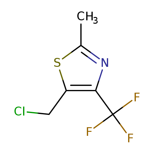 5-(chloromethyl)-2-methyl-4-(trifluoromethyl)-1,3-thiazole