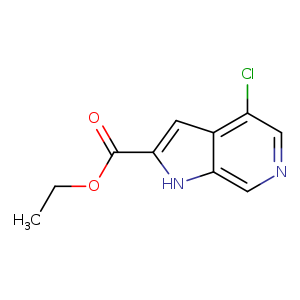 Ethyl 4-chloro-6-azaindole-2-carboxylate