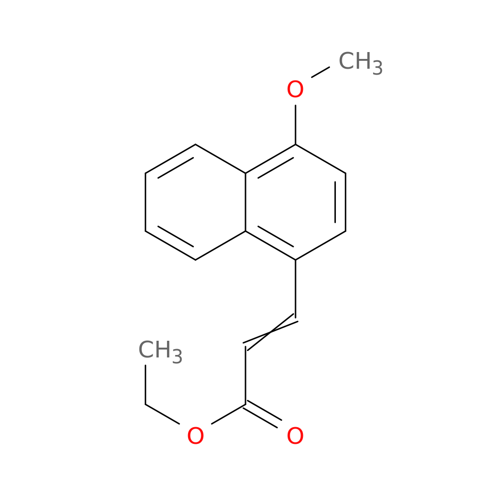 Ethyl 3-(4-methoxy-1-naphthalenyl)-2-propenoate