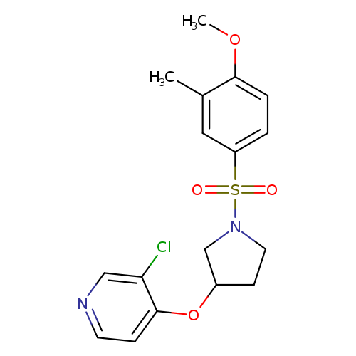 3-chloro-4-{[1-(4-methoxy-3-methylbenzenesulfonyl)pyrrolidin-3-yl]oxy}pyridine