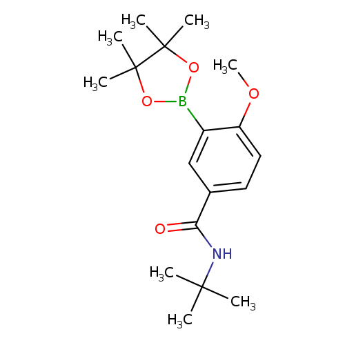 5-(N-t-Butylaminocarbonyl)-2-methoxyphenylboronic acid pinacol ester