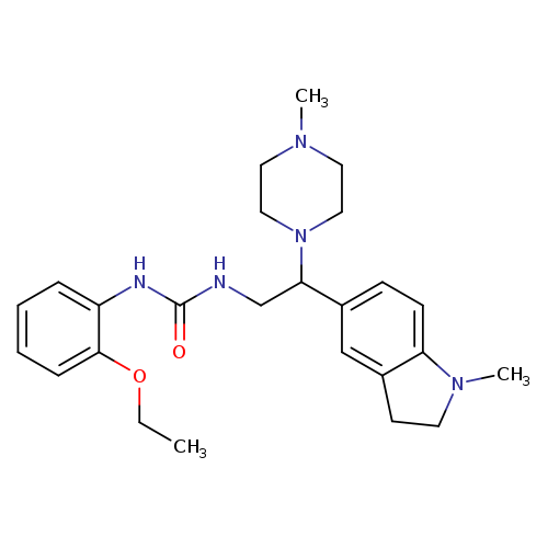 1-(2-ethoxyphenyl)-3-[2-(1-methyl-2,3-dihydro-1H-indol-5-yl)-2-(4-methylpiperazin-1-yl)ethyl]urea