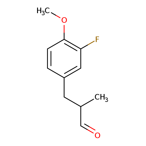 3-(3-fluoro-4-methoxyphenyl)-2-methylpropanal